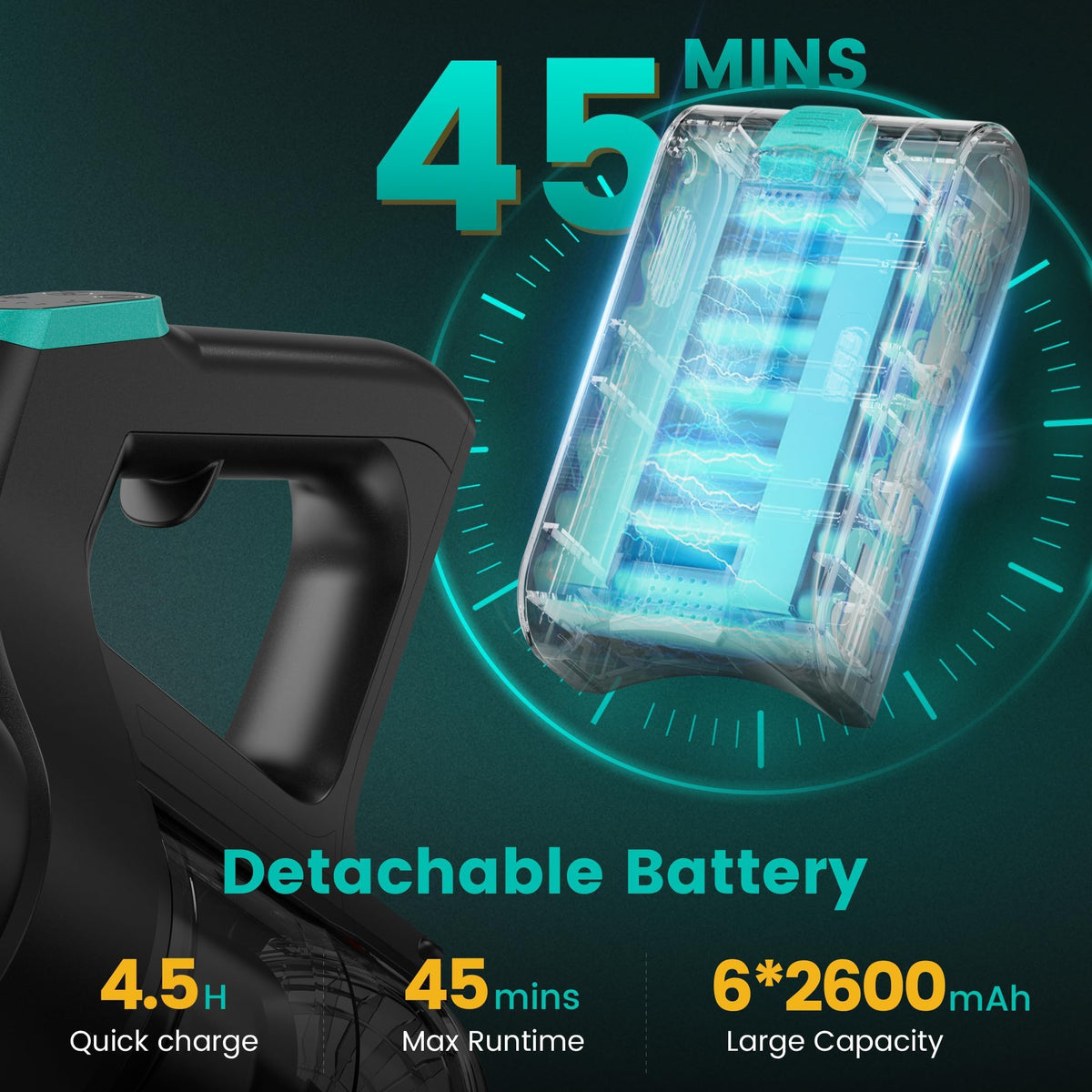 Cordless Stick Vacuum Cleaner H264