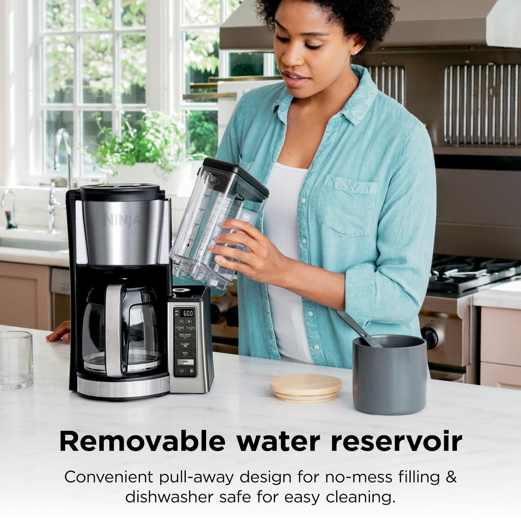 12 Cup Glass Carafe Stainless Steel Coffee Maker X191