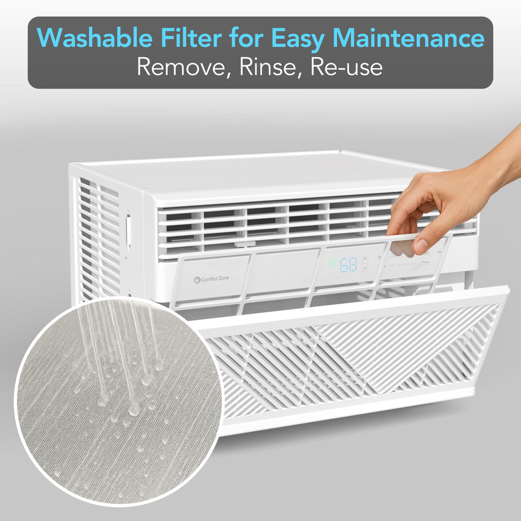 10,000 BTU Smart Wi-Fi Window Air Conditioner Q142250