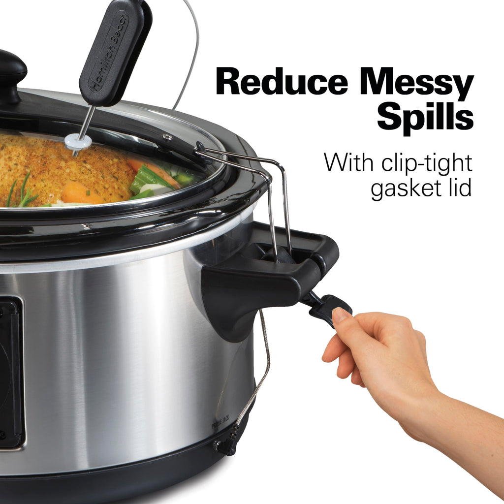 Portable 6 Quart Programmable Slow Cooker E8545