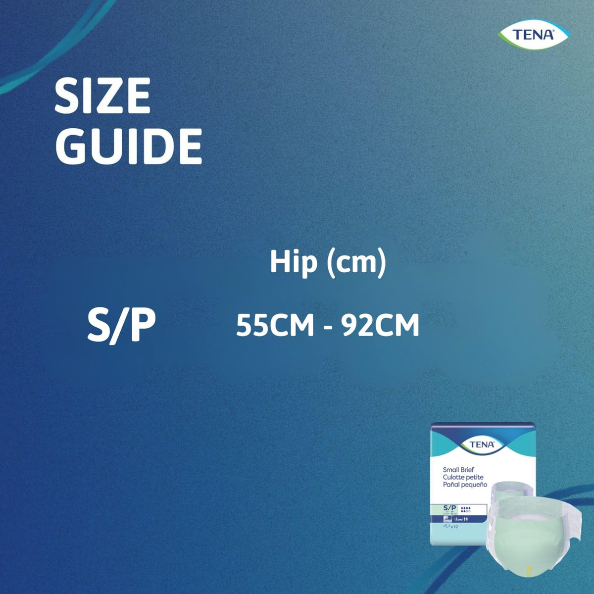 Small Heavy Absorbency Disposable Brief E178