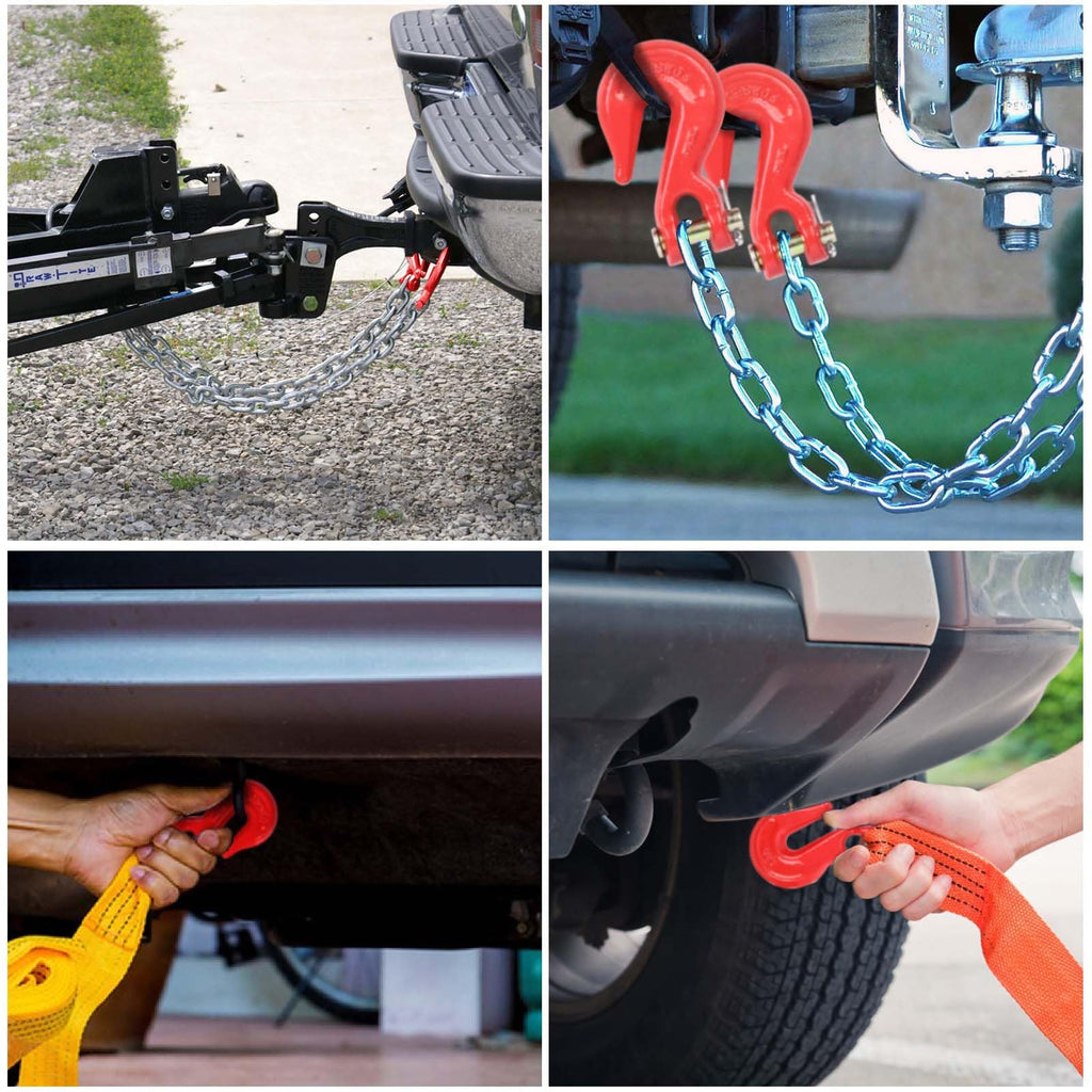 3/8'' Red Powder Coating Grade 80 Clevis Grab Hook D609