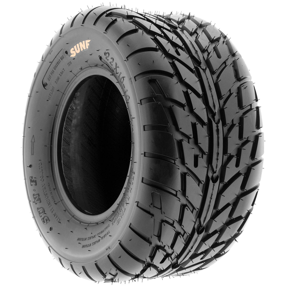 Set of 4 ATV UTV Tires 19x6-10 Front & 18x9.5-8 Rear Tubeless F503891