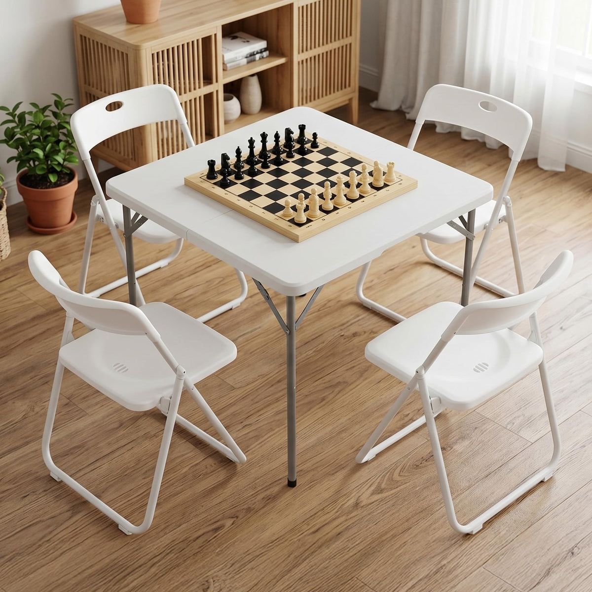 34Inch Square Folding Card Table X9028