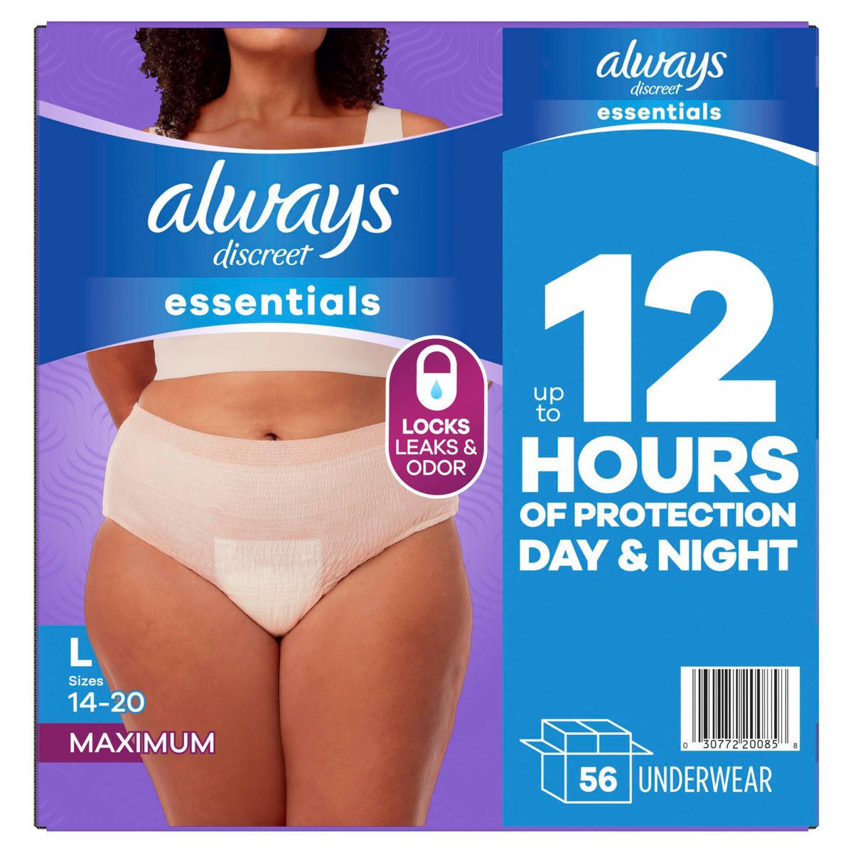 Adult Diapers for Women Size L 56 Count G442
