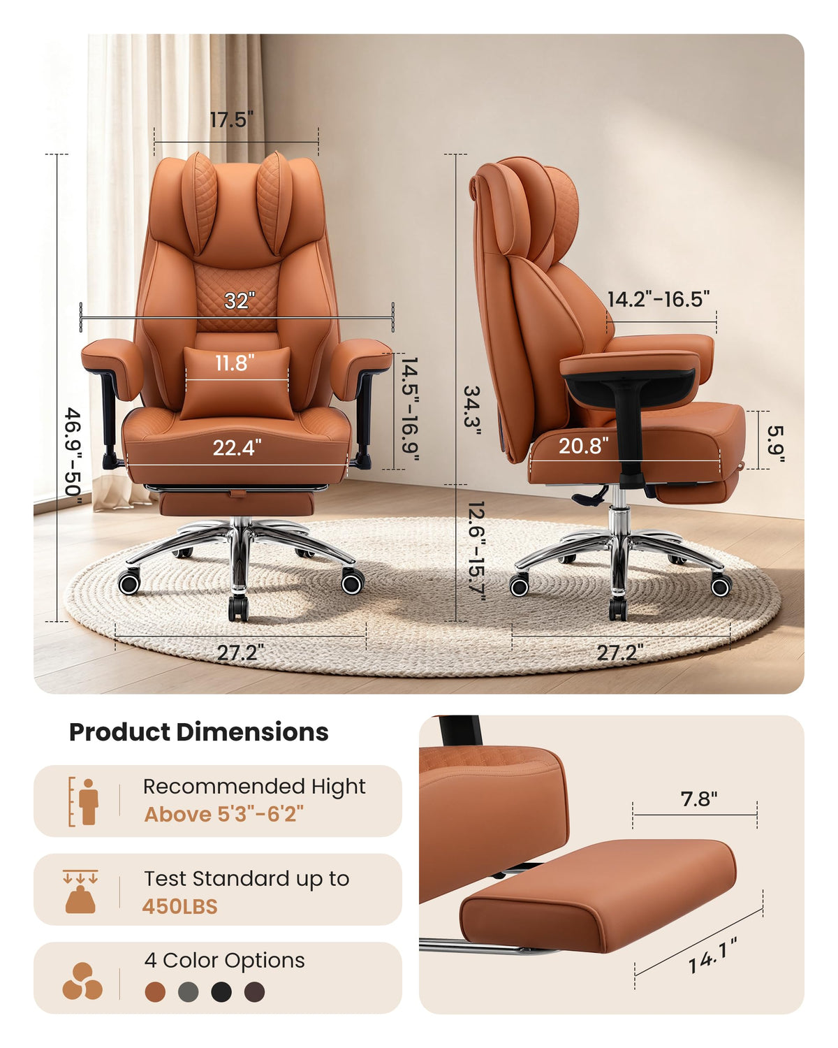 Big and Tall Ergonomic Office Chair I320499
