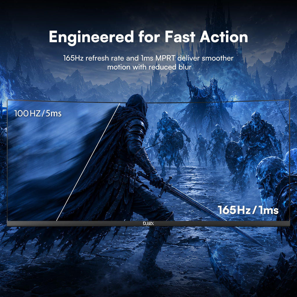 34 Inch Ultrawide Curved Gaming Monitor WQHD 165Hz 1500R C439350