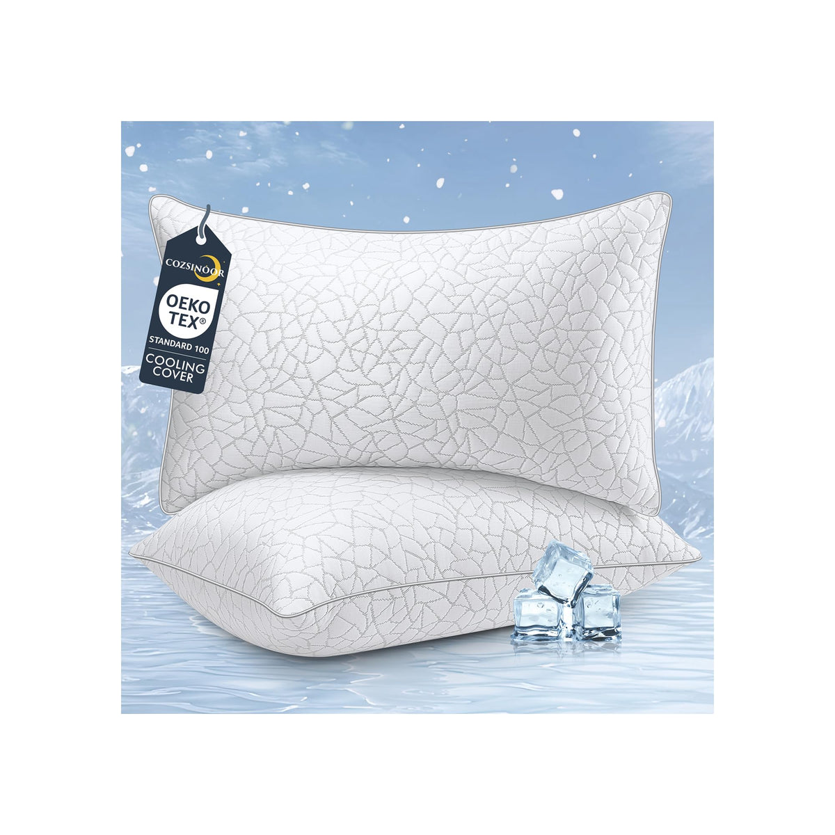 King Size Down Alternative Pillows Set of 2 V8433