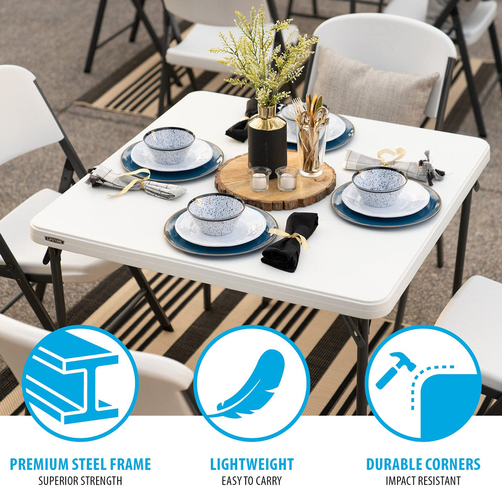 37-Inch Square Folding Card Table D3699