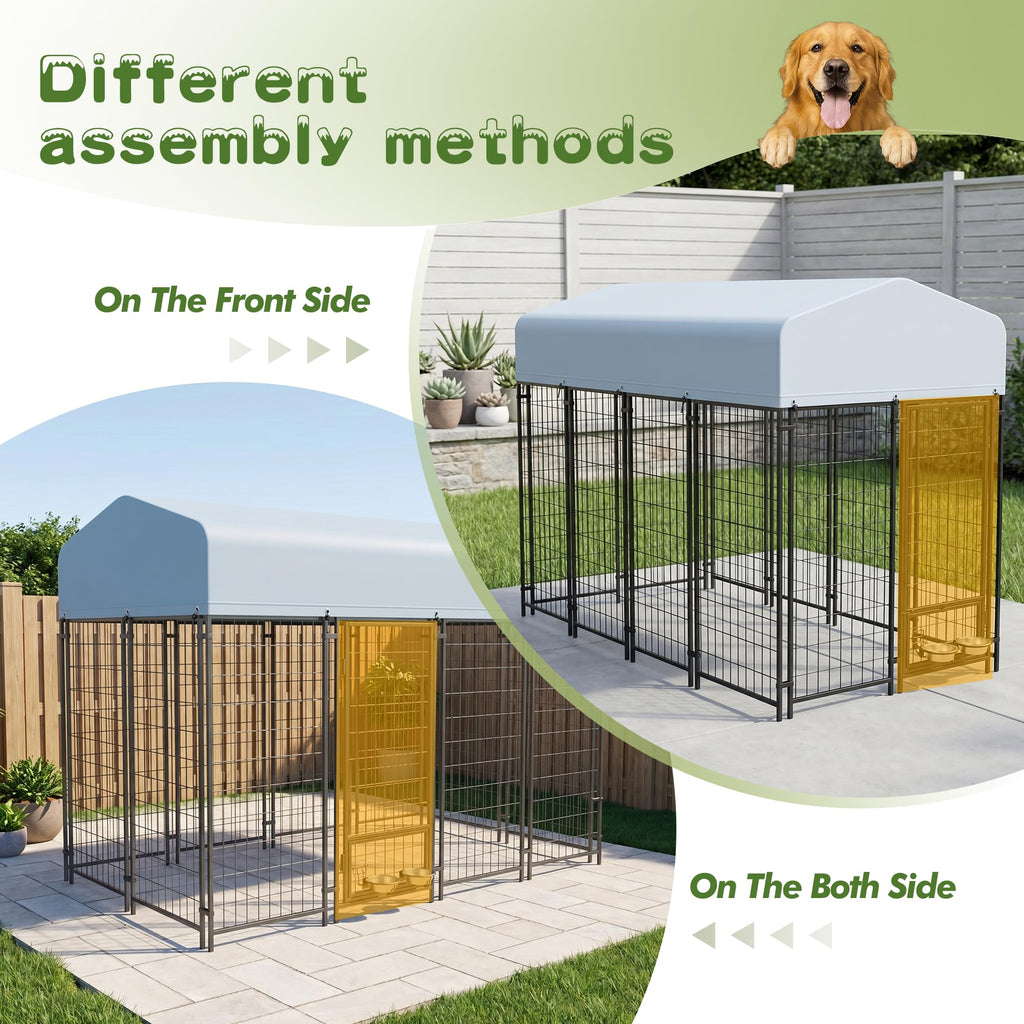 8x4x6 FT Dog Kennel H706