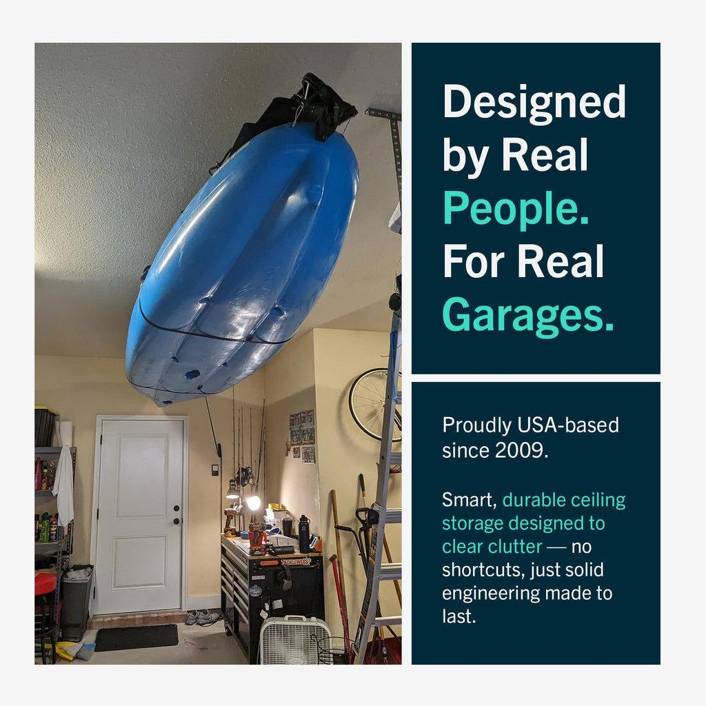 Kayak and Canoe Ceiling Hoist Storage Rack T59256