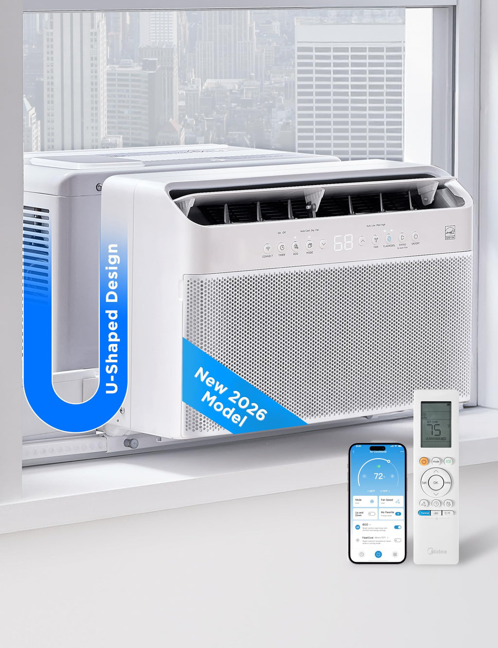 U-Shaped Window Air Conditioner P893474