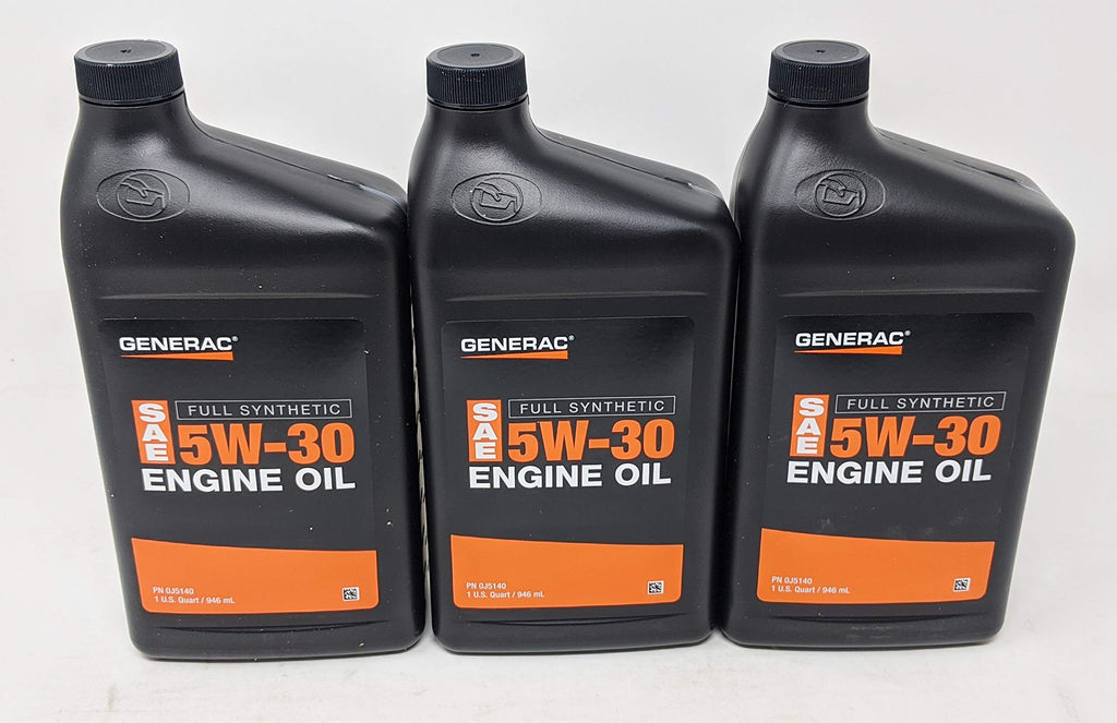 Full Synthetic 5W-30 Motor Oil Quart Bottle Pack of 3 P3490