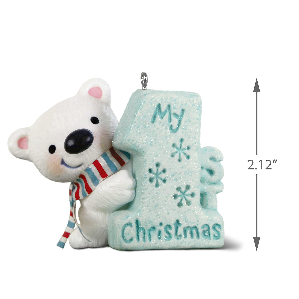 My 1st Christmas Polar Bear Ornament X8853