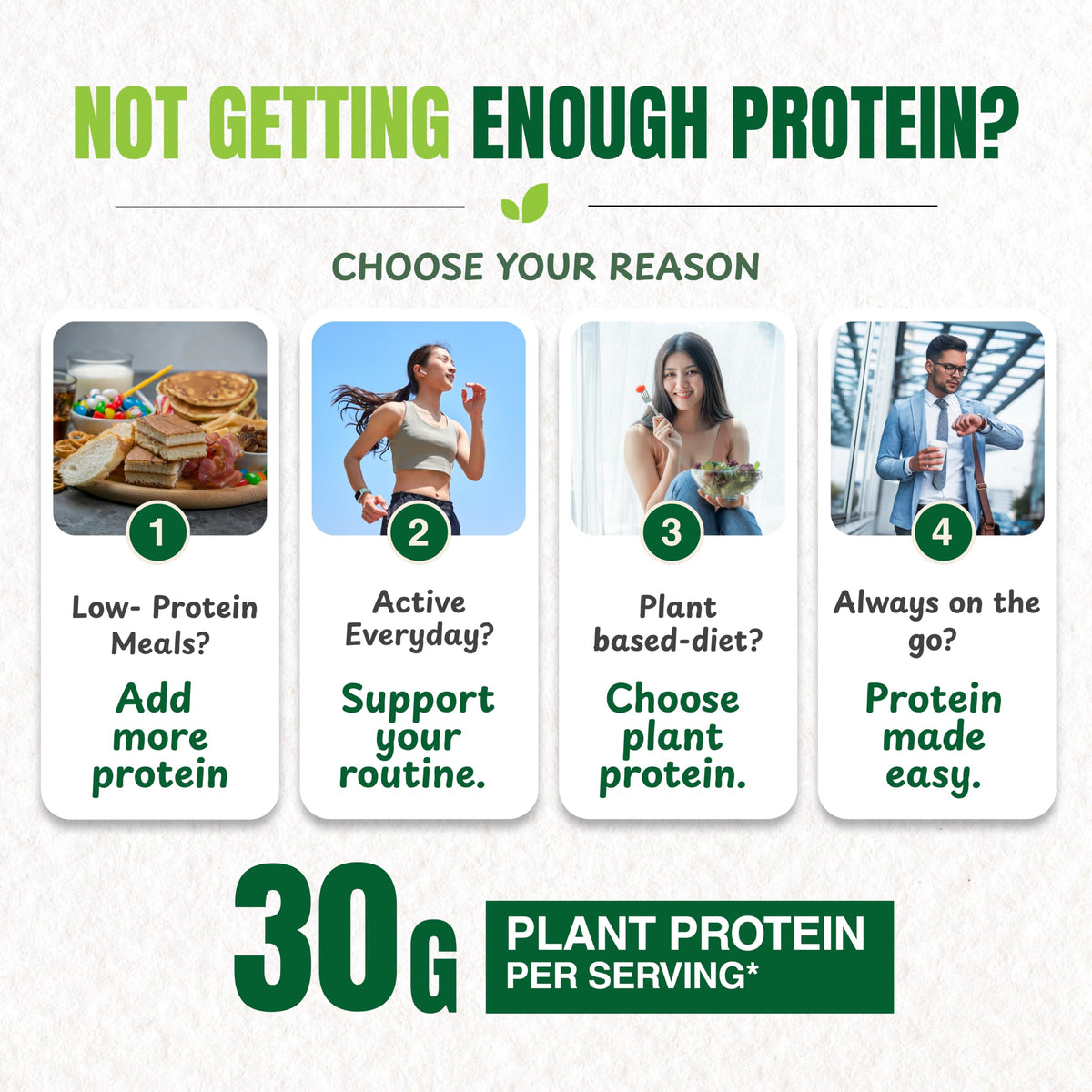 Unflavoured Vegan Protein Powder 34.5 Oz Y4330