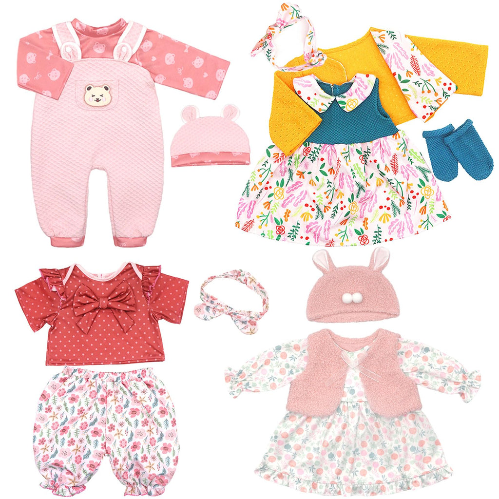 20-22 Inch Doll Clothes and Accessories 4 Sets Y528