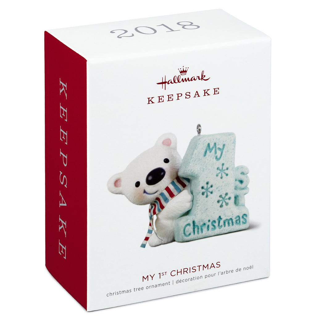My 1st Christmas Polar Bear Ornament X8853
