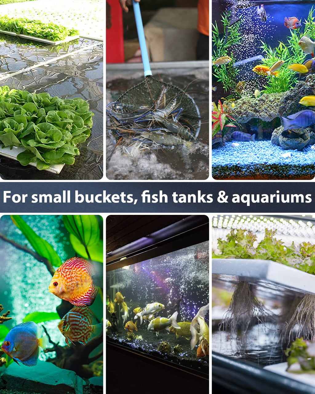 4 Inch Aquarium Air Stone Bar Bubbler, 4 Pack O962991