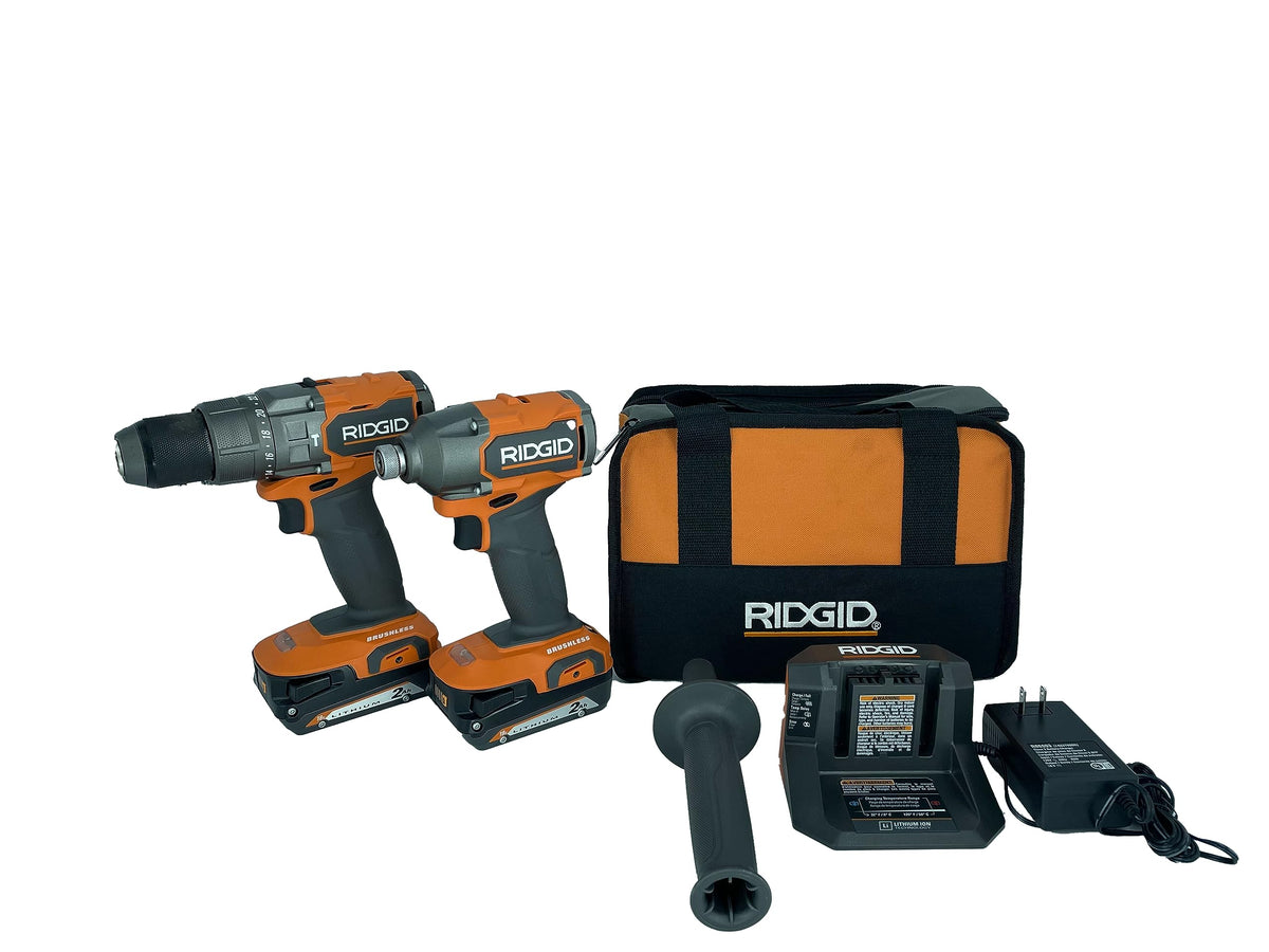 18V Brushless Drill/Driver and 3-Speed Impact Driver Kit with 2.0 Ah Batteries and Charger I2928