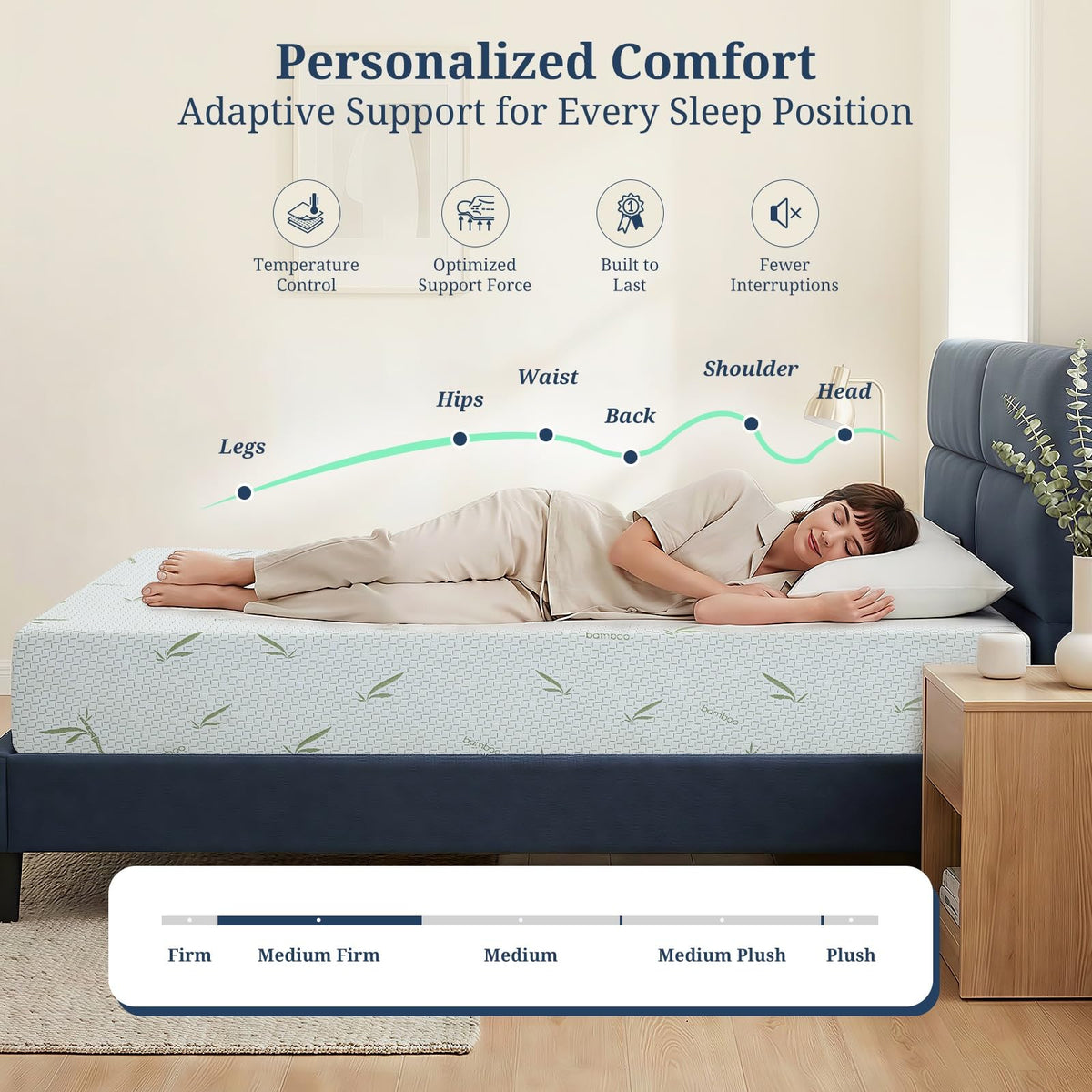 5 Inch Gel Infused Memory Foam Mattress B976