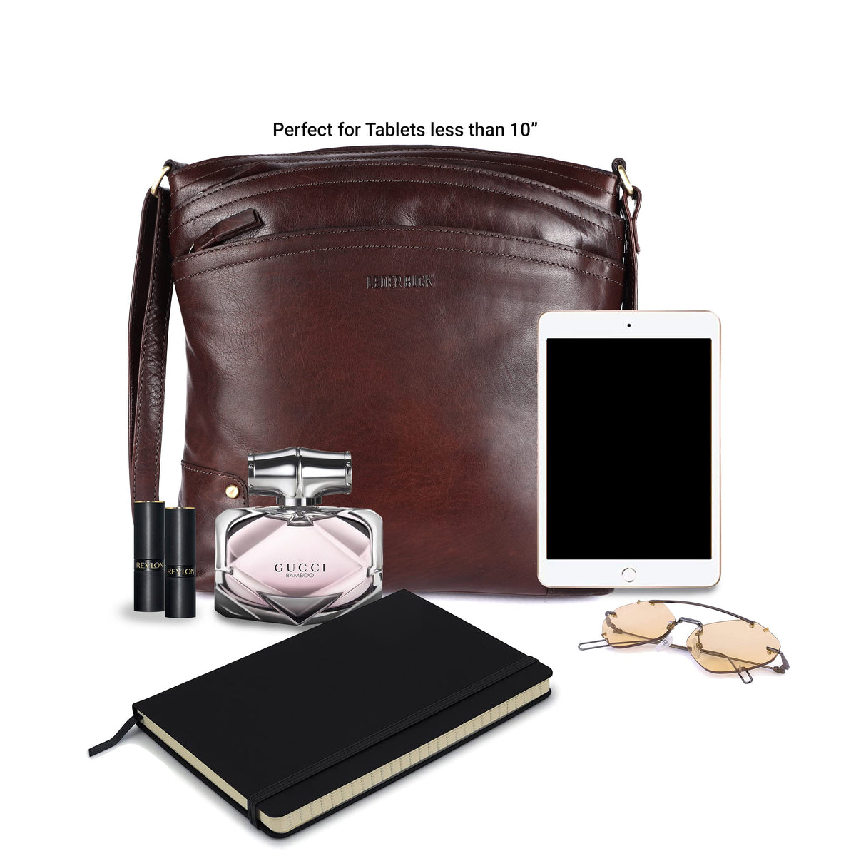 Large Soft Real Leather Womens Crossbody Handbags and Purses I733783