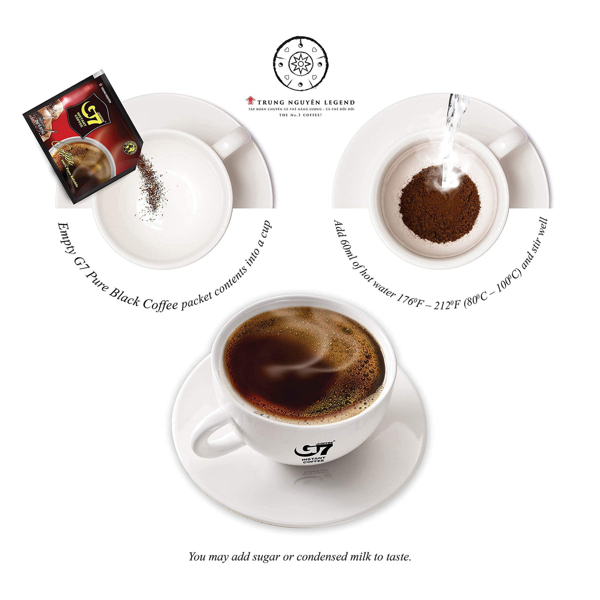 Pure Black and Cappucino Mocha Instant Coffee A742370