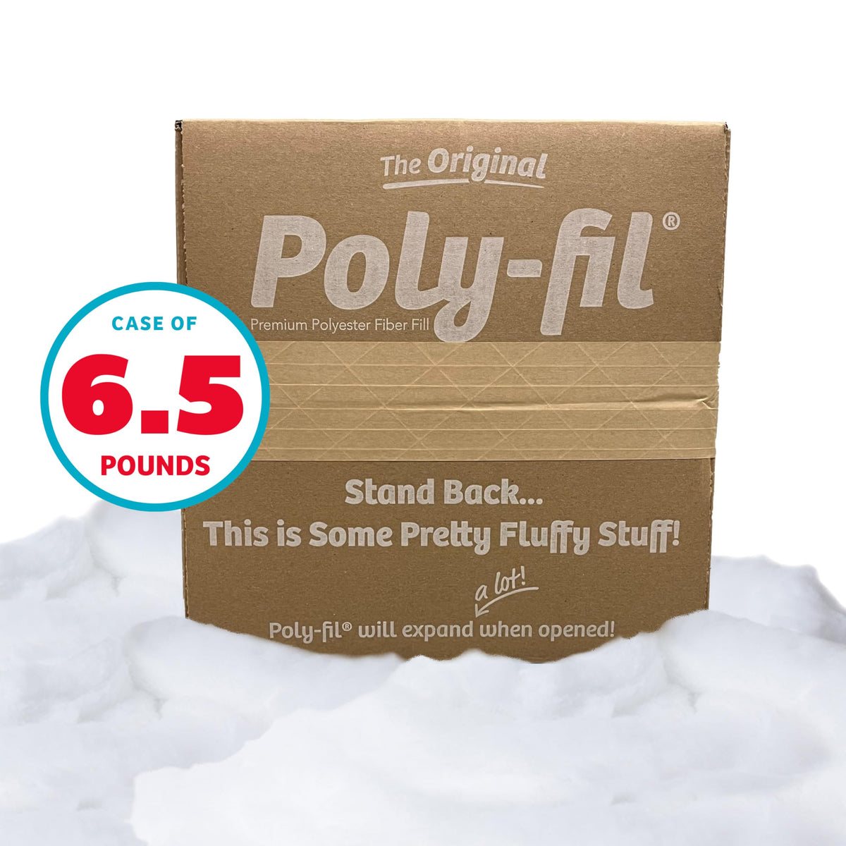 Polyester Fiber Fill Pillow Stuffing 6.5 lbs M3706