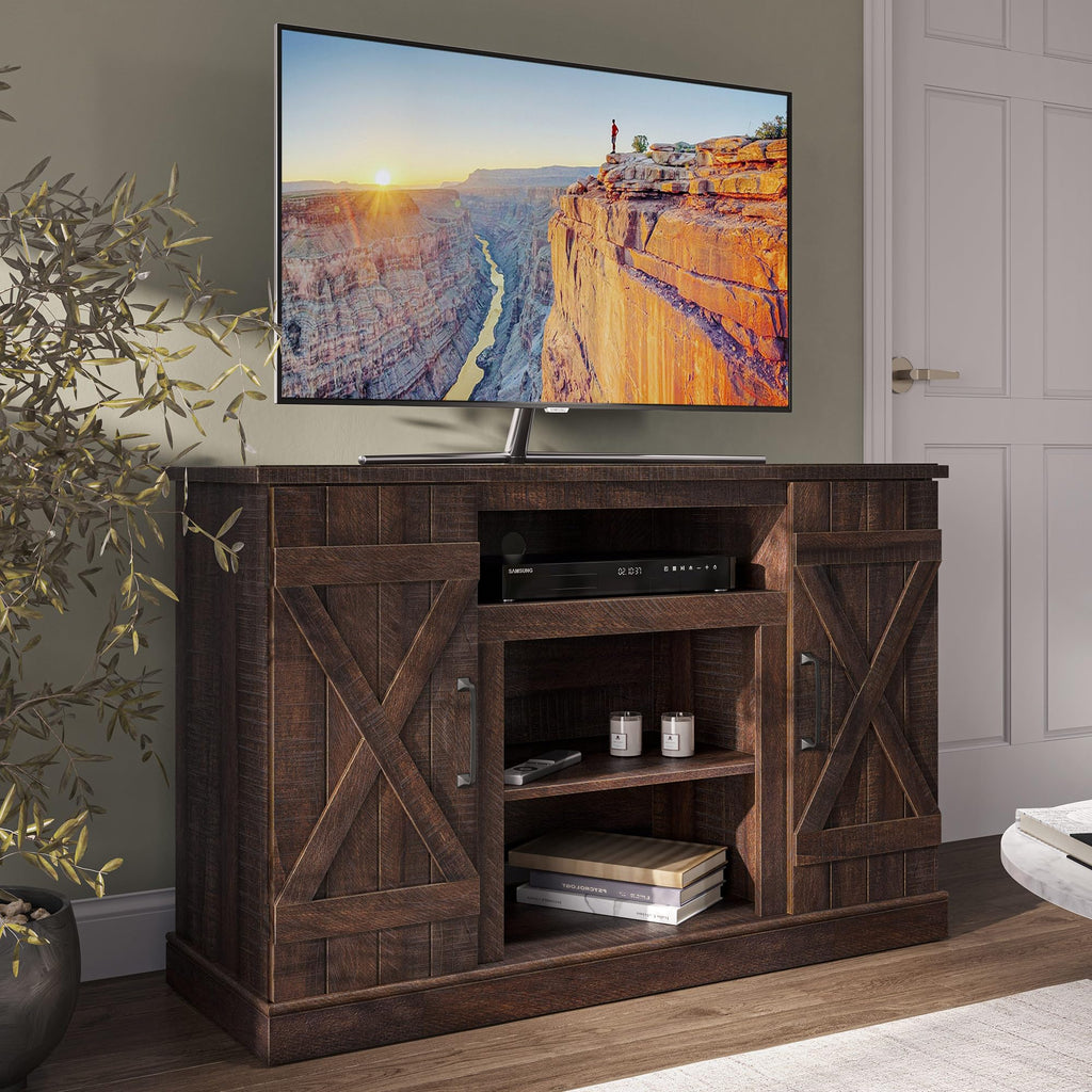 47" Espresso TV Stand & Media Entertainment Center V6819