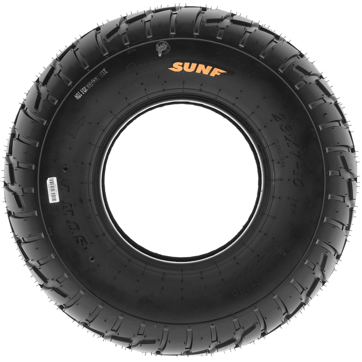 Set of 4 ATV UTV Tires 19x6-10 Front & 18x9.5-8 Rear Tubeless F503891