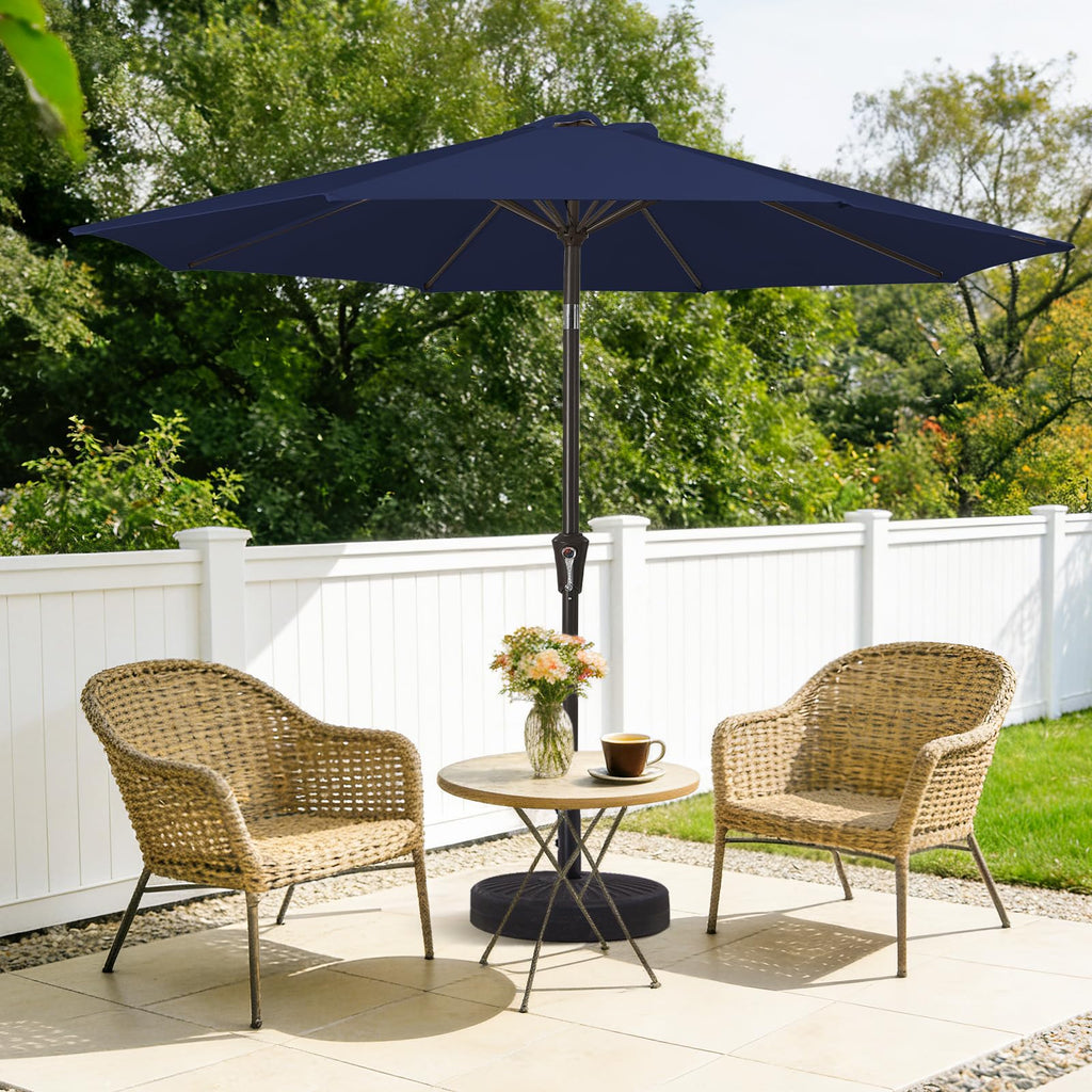 9ft Patio Umbrella with Push Button Tilt and Crank K416268