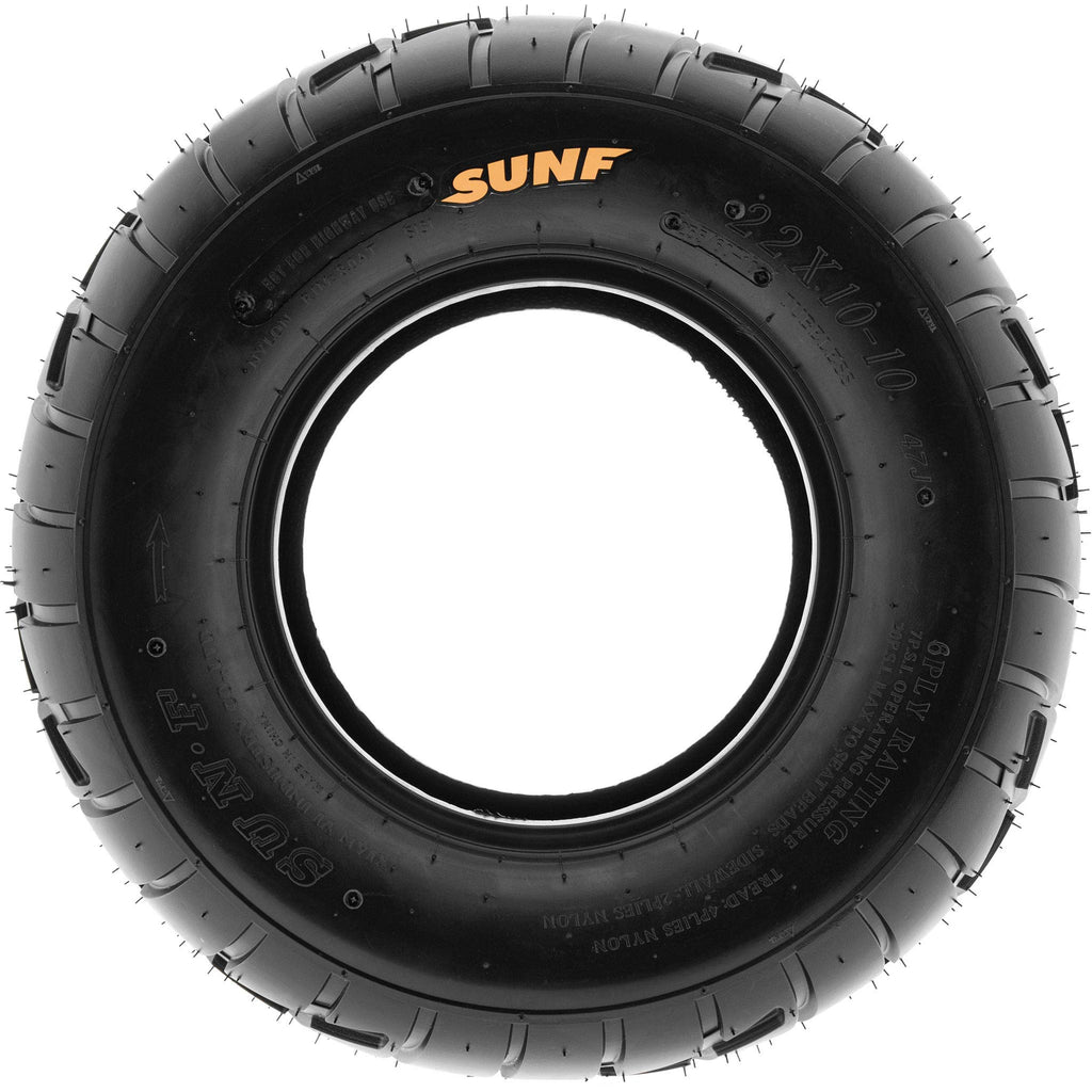 Set of 4 ATV UTV Tires 19x6-10 Front & 18x9.5-8 Rear Tubeless F503891