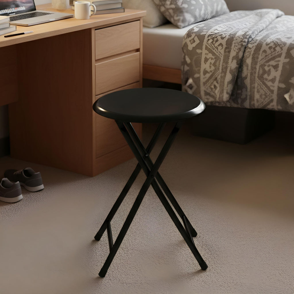 Folding Backless Stool 18-Inch 225lb Capacity M140