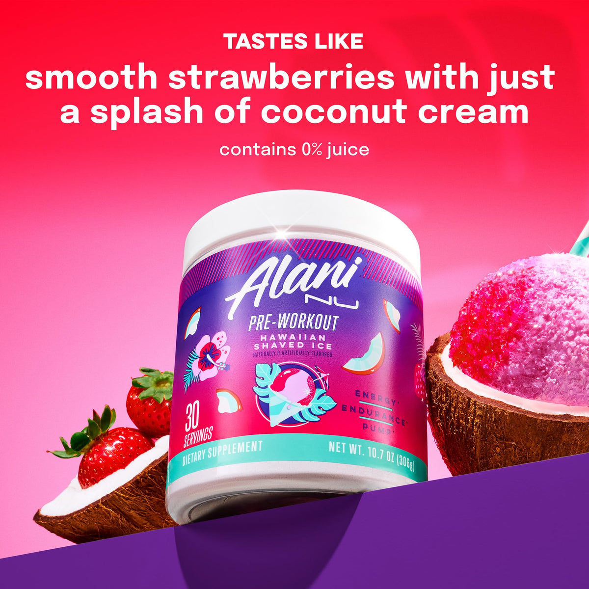 Sugar Free Pre Workout Powder 30 Servings U7157