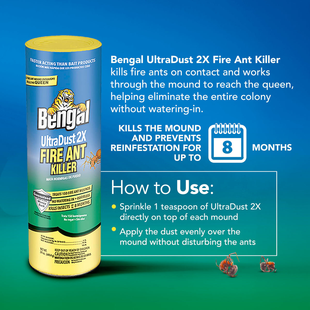 Ultra Dust Fire Ant Killer 12 Oz L7606