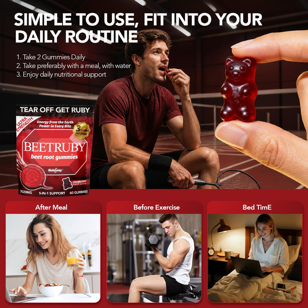 Nitric Oxide Beet Root Gummies, 60 ct W518
