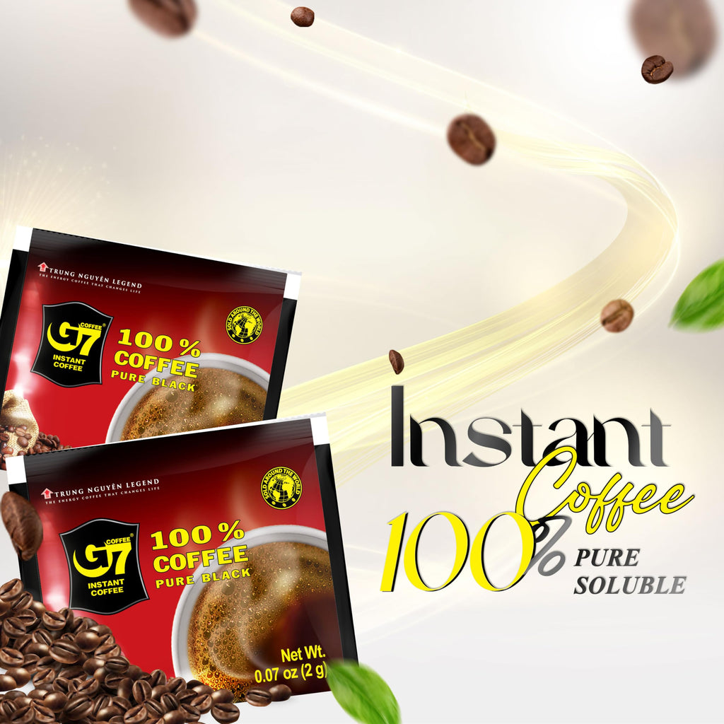 Pure Black and Cappucino Mocha Instant Coffee A742370