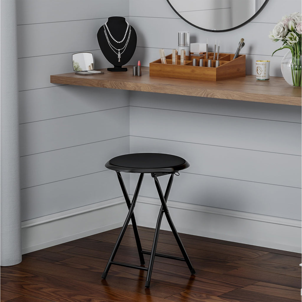 Folding Backless Stool 18-Inch 225lb Capacity M140