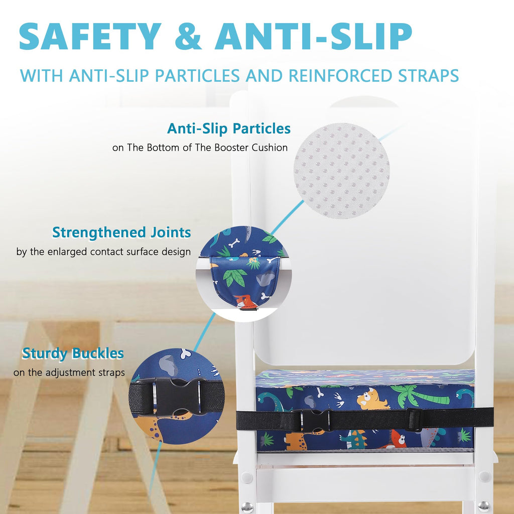 Toddler Booster Seat with Adjustable Straps J24307