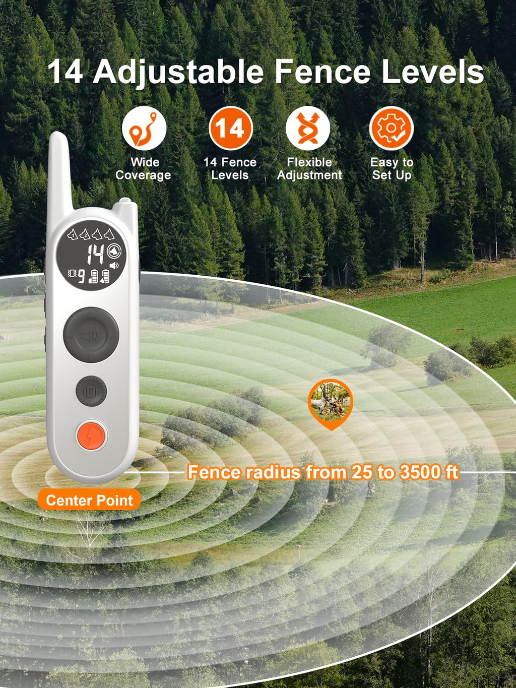 Wireless Dog Fence for 2 Dogs Y711442