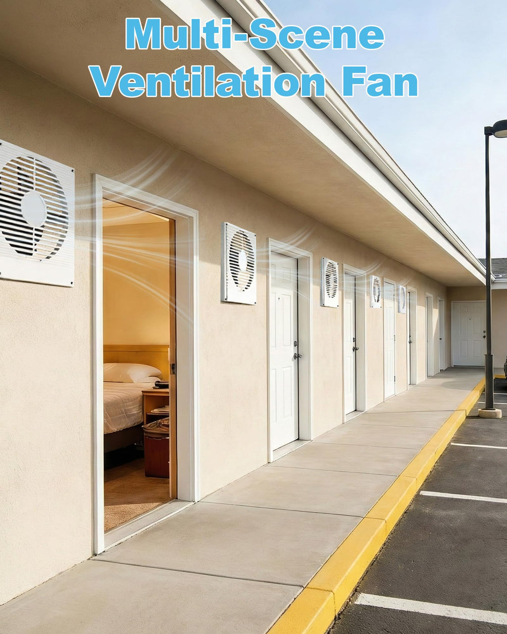 8" Room to Room Fan with Remote K4339