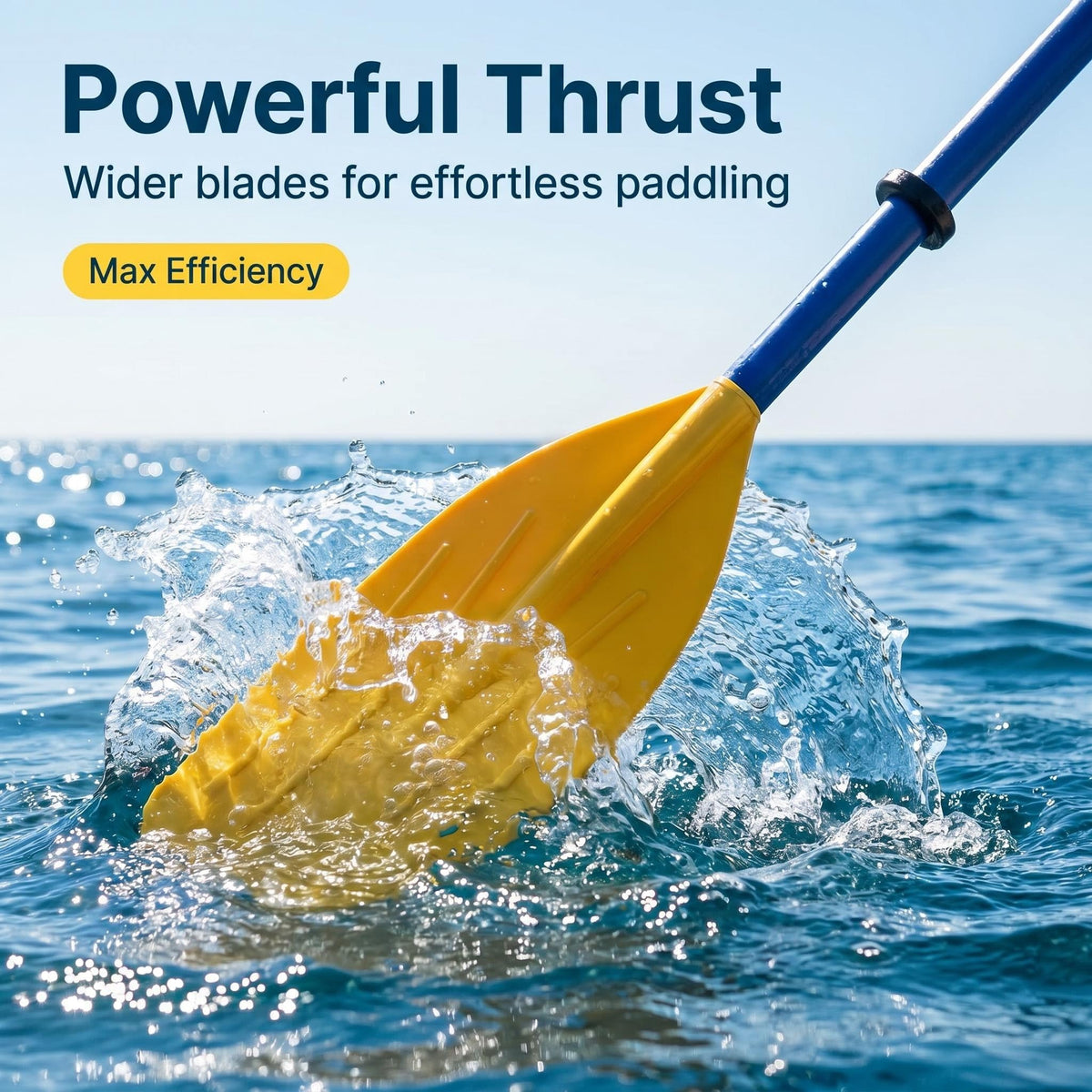 2 Pieces Detachable Boat Oars X724076