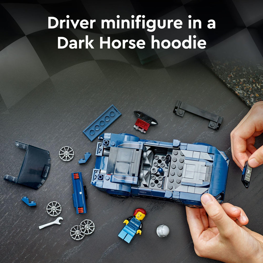 Buildable Blue Sports Car Model Set B771341