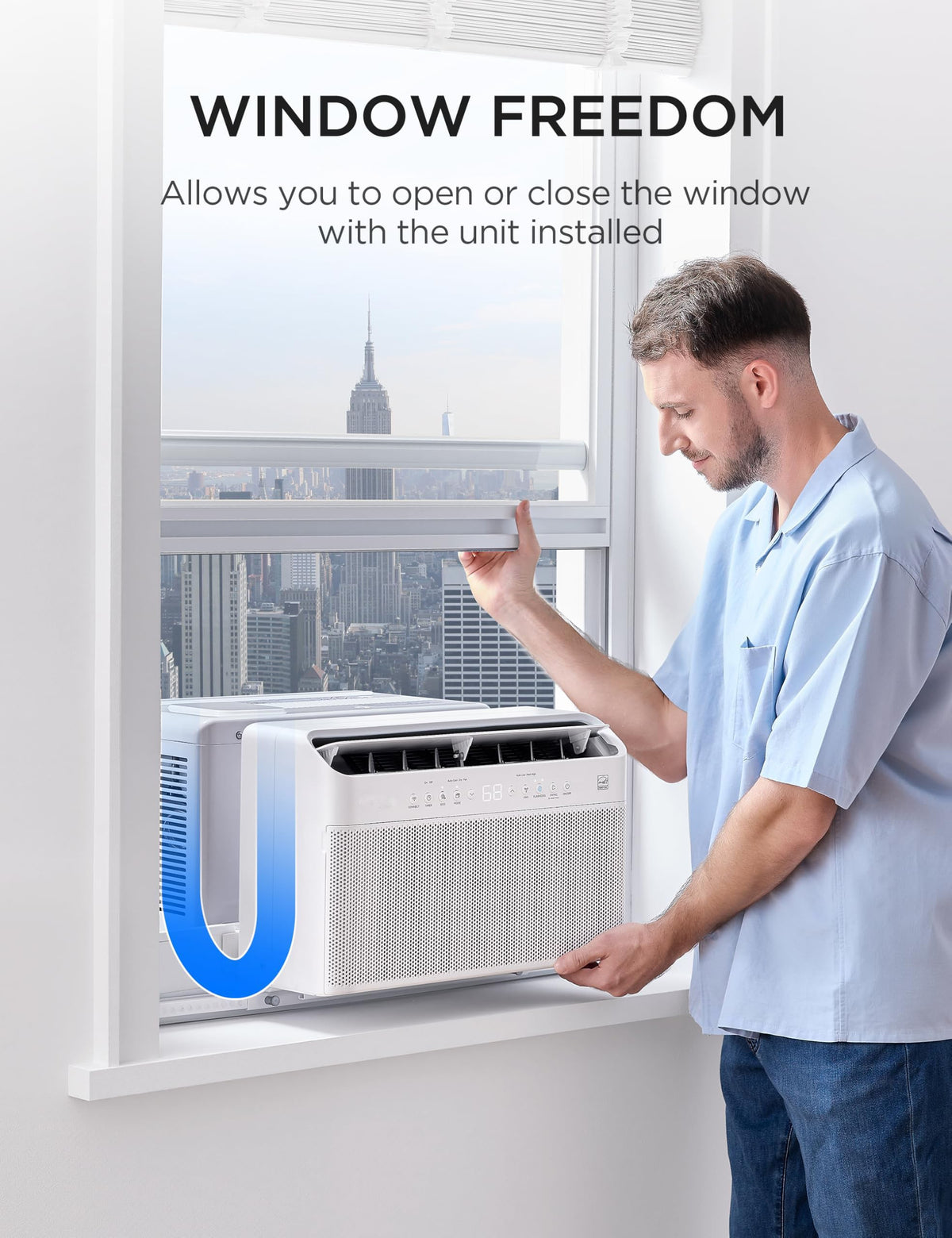 U-Shaped Window Air Conditioner P893474