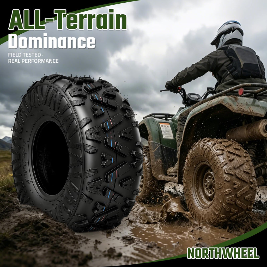 19x7-8 All Terrain Tubeless Set of 2 Tires M959416