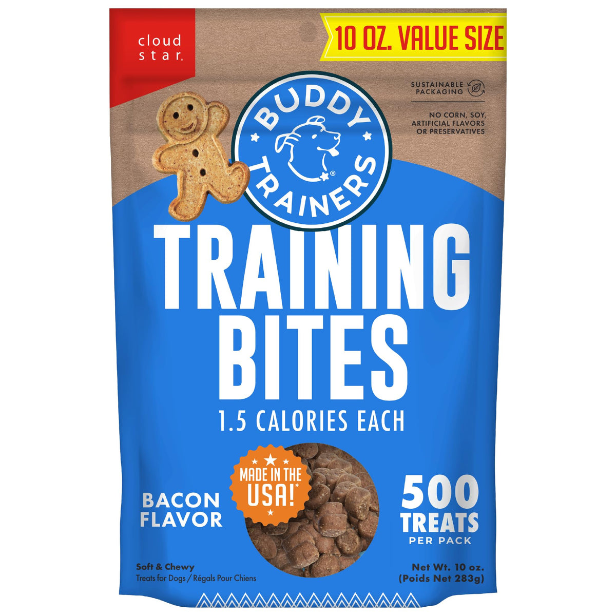 Soft & Chewy Bacon Dog Treats 10 oz T289685