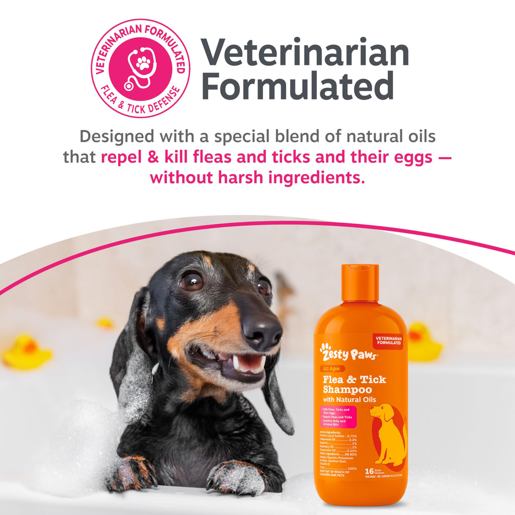 Flea and Tick Shampoo for Dogs 16oz G191063