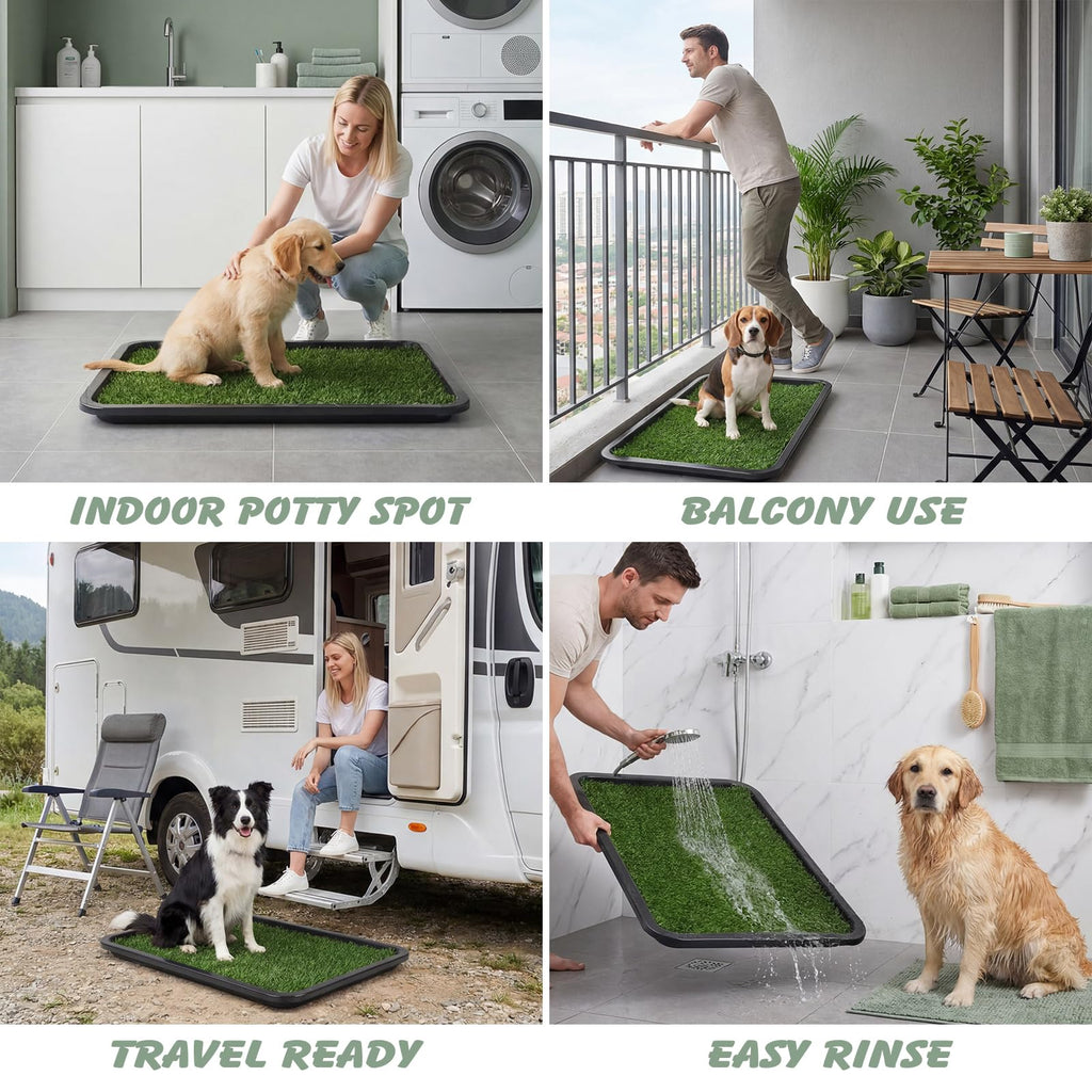 Dog Grass Pad with Tray 30 x 20 in Z417235