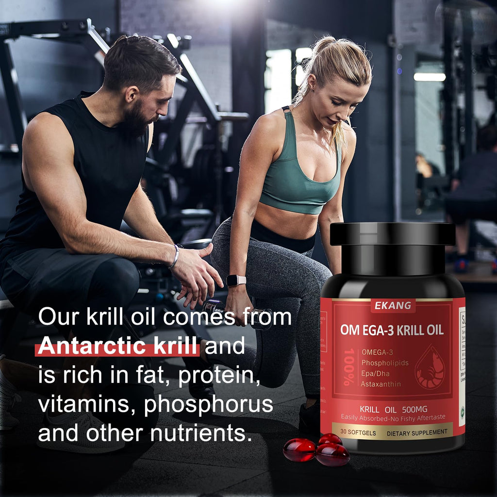 Krill Oil 500 mg Omega-3 120 Softgels W86017