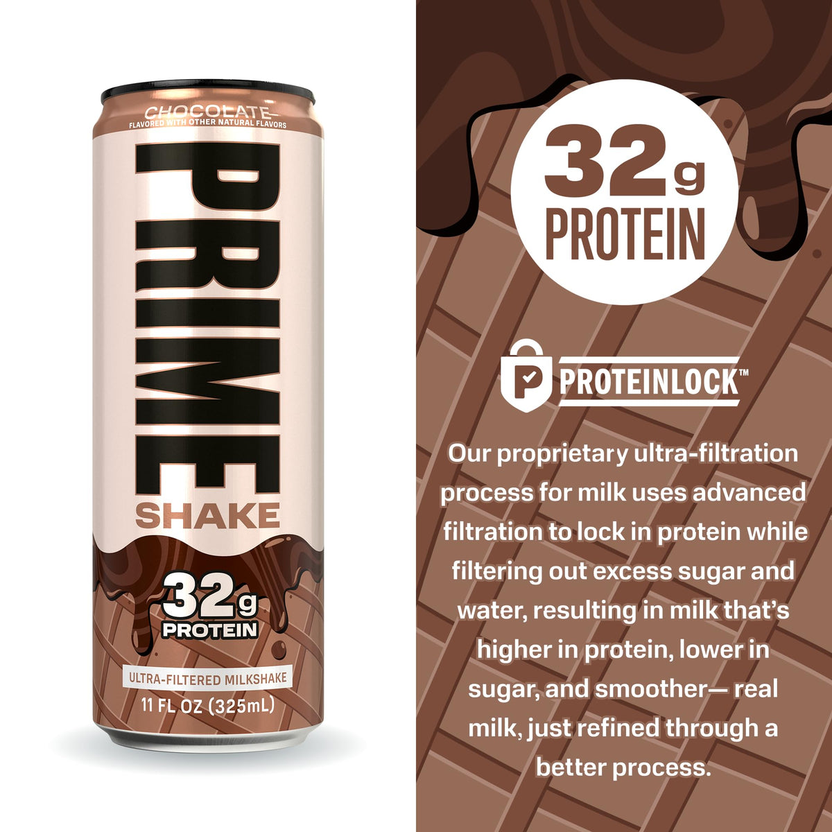 Chocolate 32g Protein Shake, Lactose Free, 11 fl oz, 12 Pack G230