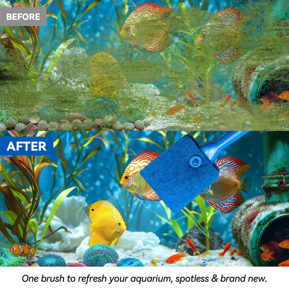 Double Sided Aquarium Cleaning Brush G917